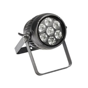 Litecraft BX.7 Akku LED PAR, schw., RGBW, 7x10W 4in1 LED, 10°,DMX512, IP 65