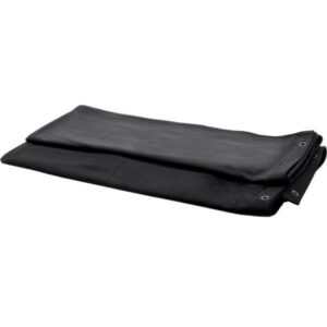 Molton schwarz geöst 5m x 3m (BxH)