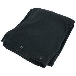 Molton schwarz geöst 4m x 6m (BxH)