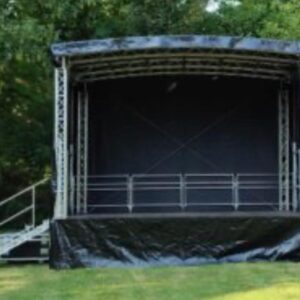 Trailerbühne Rundbogen 6mx4m - Set